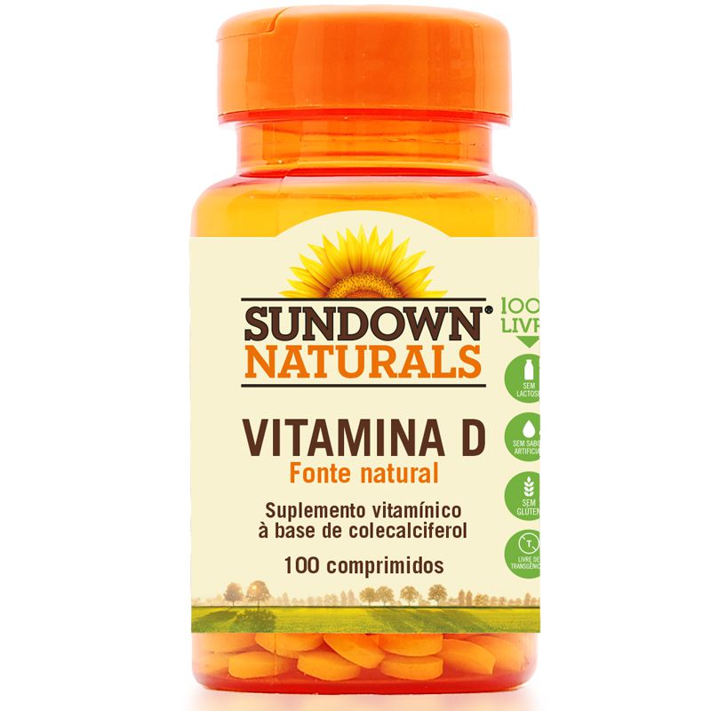 Vitamina D3 Sundown 100 comprimidos - Edin