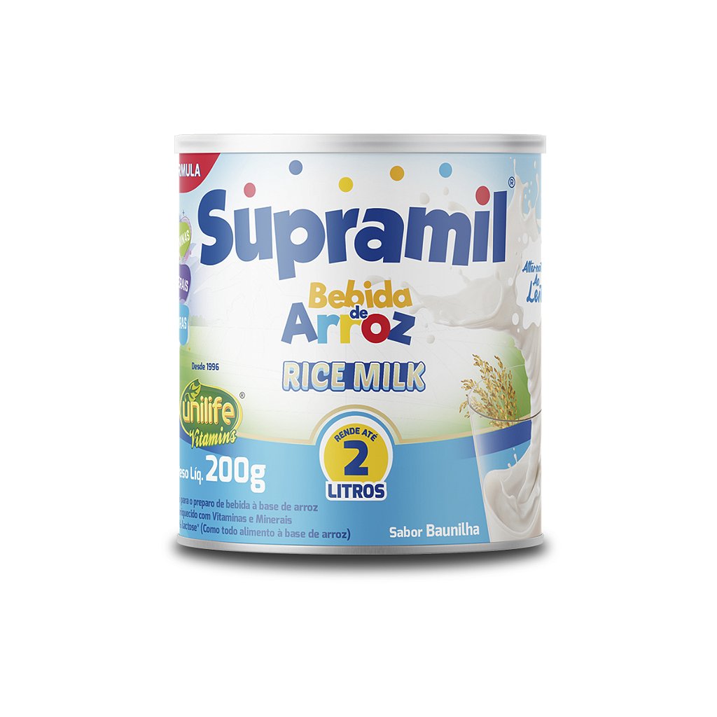 乳液・ミルク Rizu Bebida de Arroz sem Lactose Kids Unilife 200g - Edin