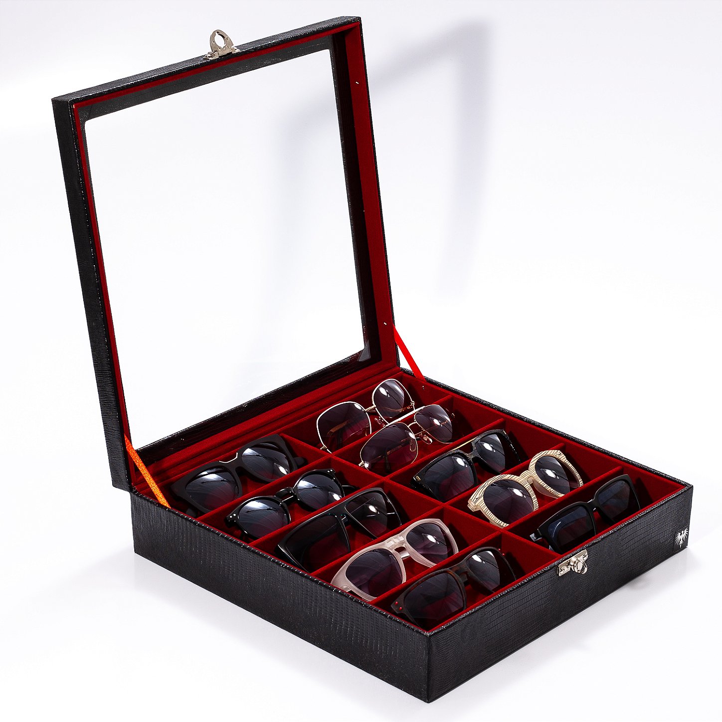 Caixa-para-oculos-10-divisorias-couro-croco-preto-vermelho-imagem-5.jpg