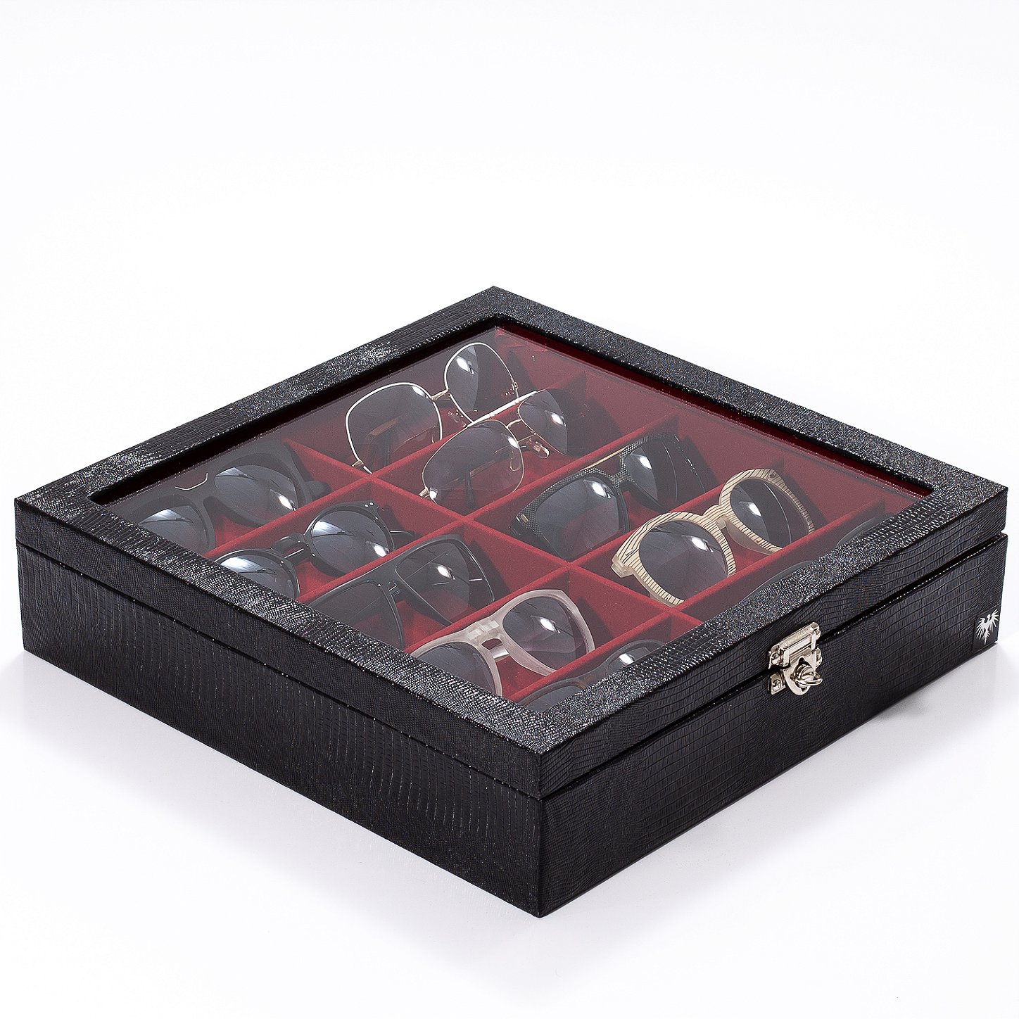 Caixa-para-oculos-10-divisorias-couro-croco-preto-vermelho-imagem-6.jpg