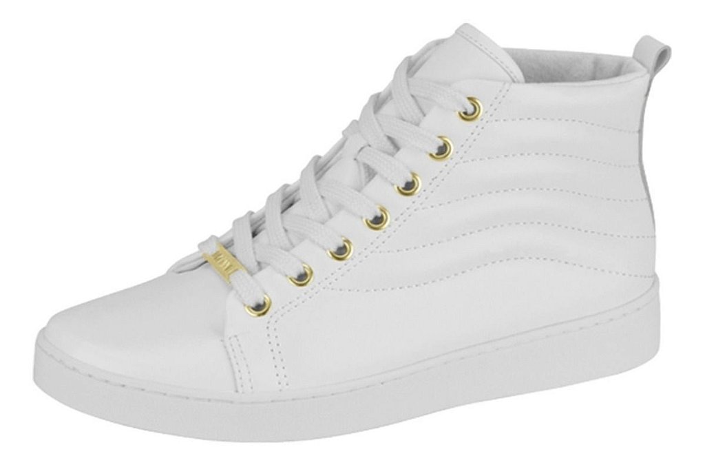 tenis botinha vizzano branco