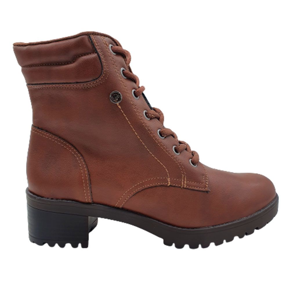 Bota Tratorada Coturno Feminino Via Marte Sola Baixa Fashion - Amo Outlet