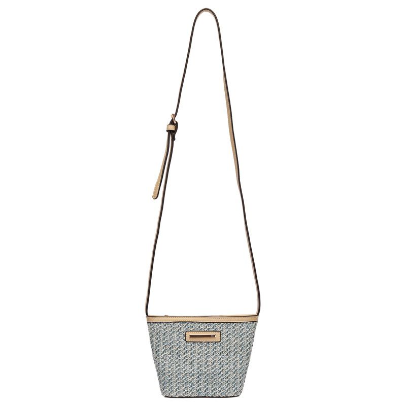 Bolsa Feminina Crossbody Pequena Palha Wj Reaggio Loja Virtual