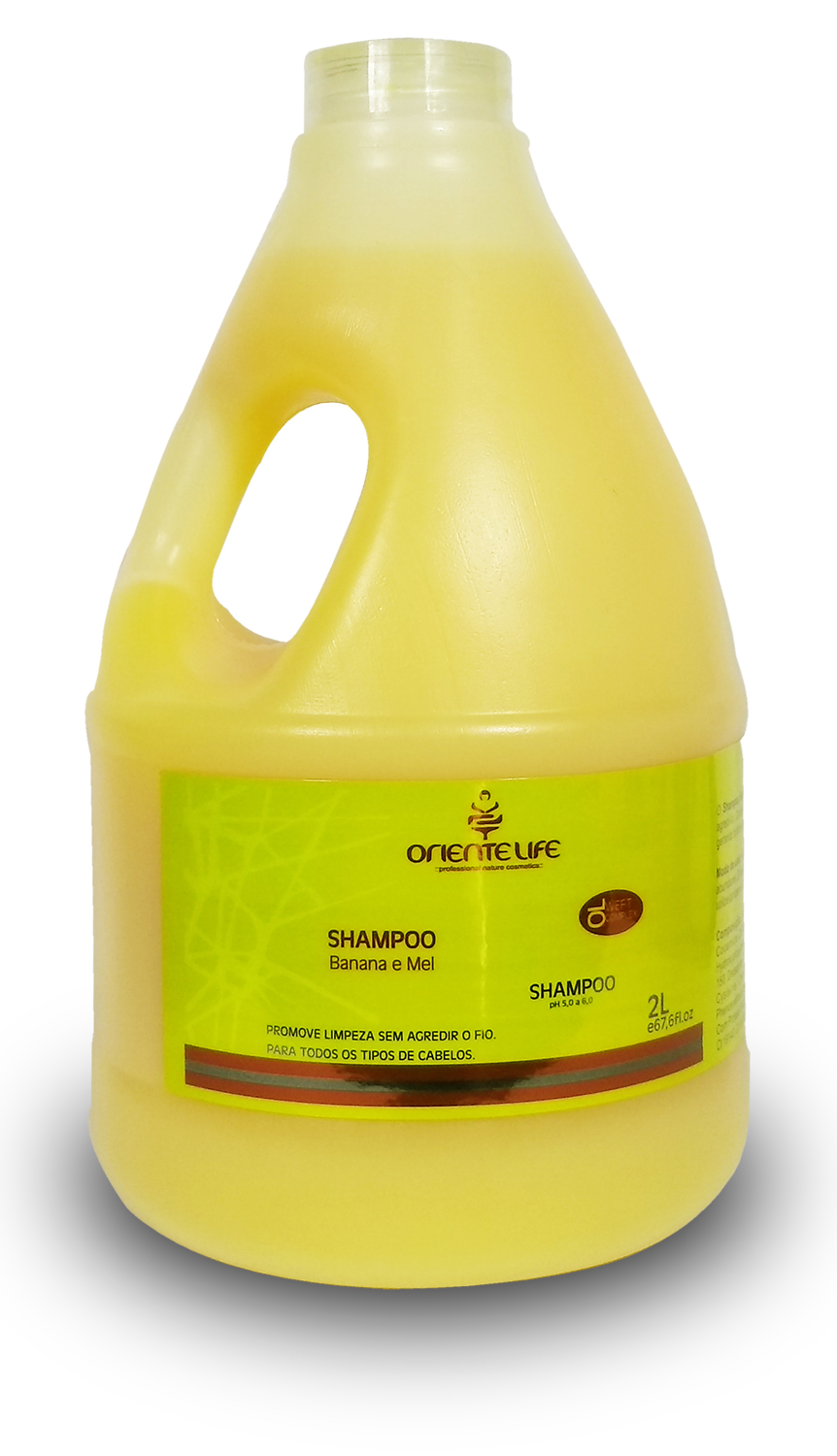 shampoo reconstrutor banana e mel oriente life