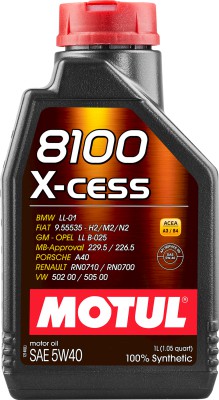 Óleo de Motor Motul 8100 X-CESS GEN2 5W40 1L - Vivemos Moto