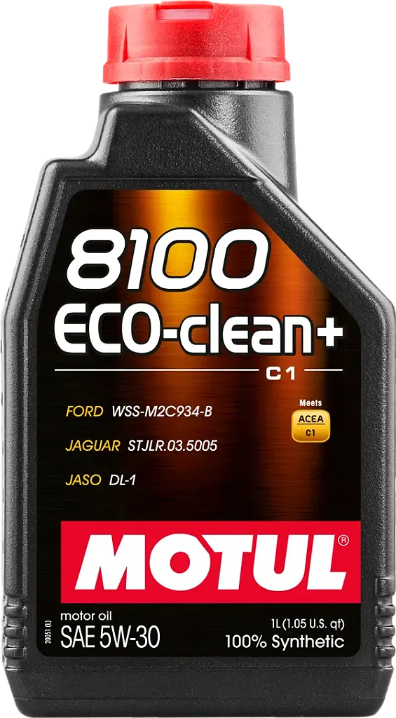 Óleo Motul 8100 Eco-clean+ 5W-30 1L Fuel Economy Low SAPS ACEA C1