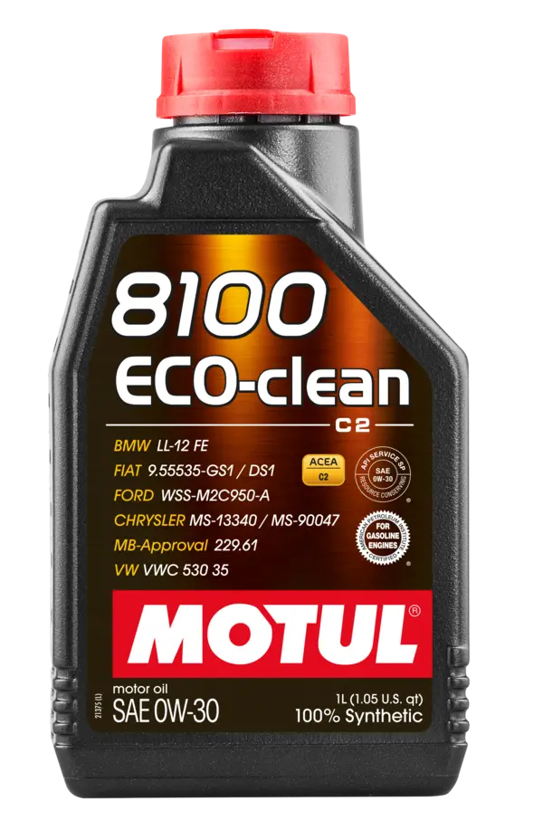 Óleo Motul 8100 Eco-clean 0W-30 100% Sintético ACEA C2 Fuel