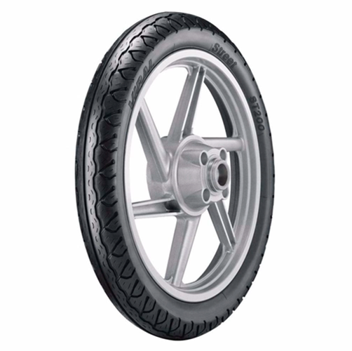 ヴィルヘルム　sr100% ホイル Pneu 80/100-14 Vipal St200 Traseiro - Vivemos Moto
