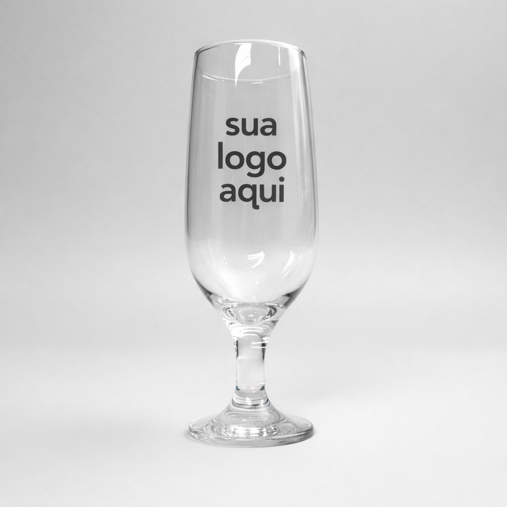 Caneca Tulipa Branca 330ml Personalizada