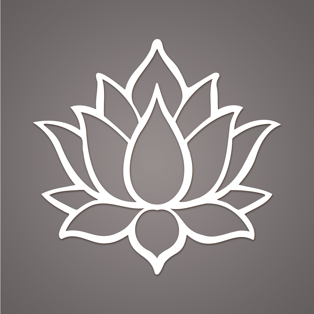 MD78 - Mandala - Flor de Lótus - Lumina Decor