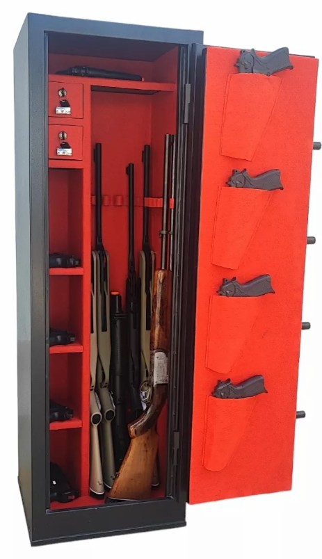 Cofre vertical BWOffice para armazenamento de armas longas