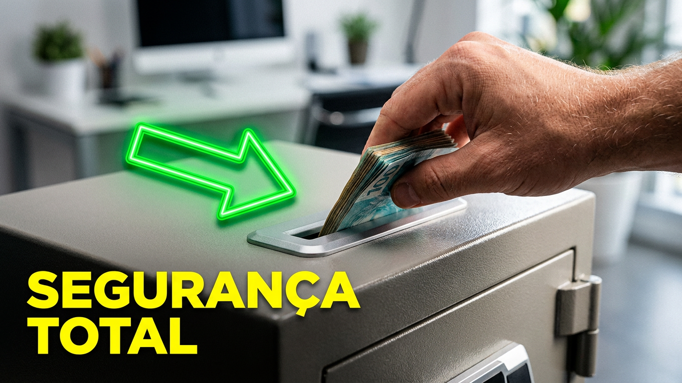 Cofre boca de lobo para empresas e comércios