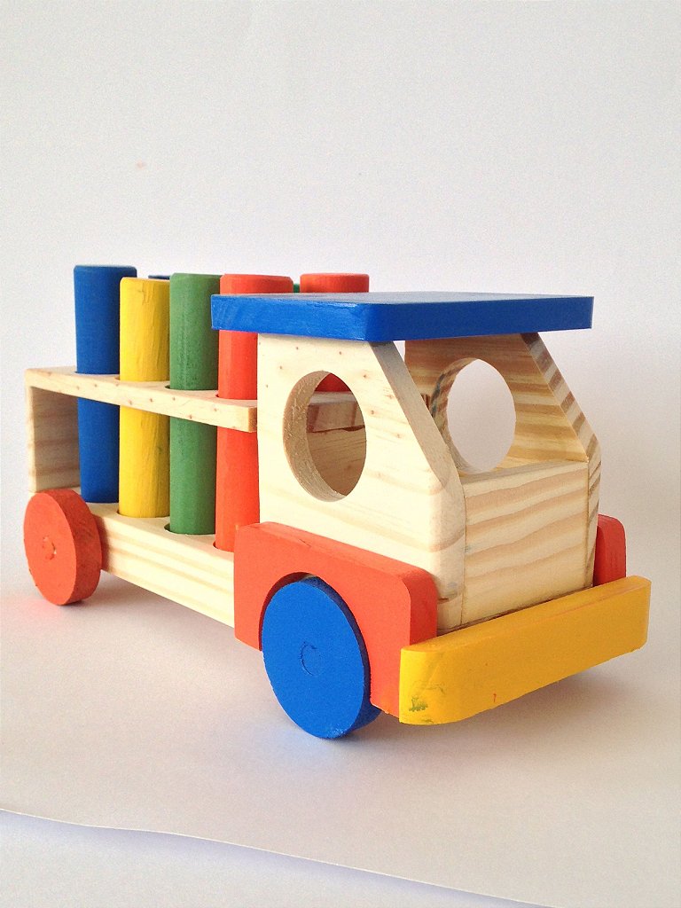 Caminhão de Brinquedo de Madeira com Pinos Coloridos Tuk Tuk - Brinquedos  Tuk Tuk  Brinquedos Abordagem Pikler, Brinquedos Montessori, Brinquedos  Reggio Emilia, Brinquedos Educativos
