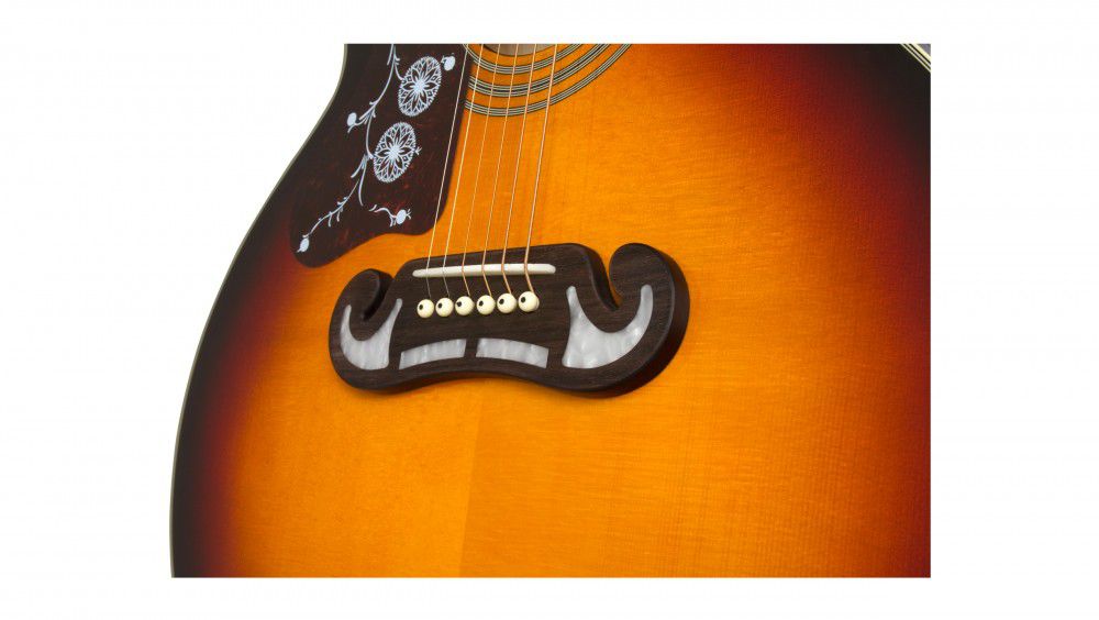 Violão Eletroacústico Epiphone Jumbo EJ-200SCE Gold Vintage