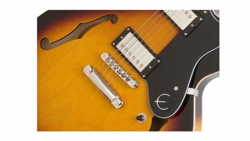 Guitarra Epiphone Semi Acústica ES-335 Dot Vintage Sunburst - Look