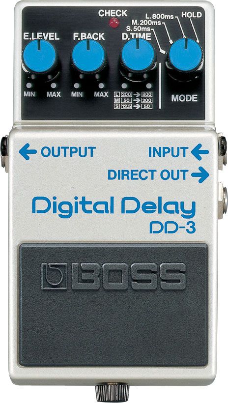 ビッグ割引 Look - Delay Digital DD-3 Boss Pedal Music Musicais Instrumentos ギター