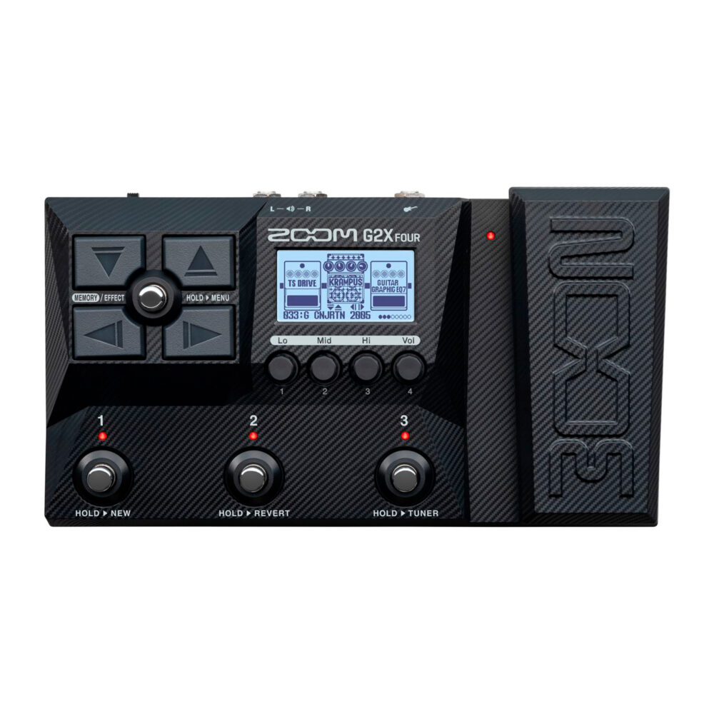 Pedaleira Zoom G2X FOUR Multiefeitos para Guitarra - Look Music
