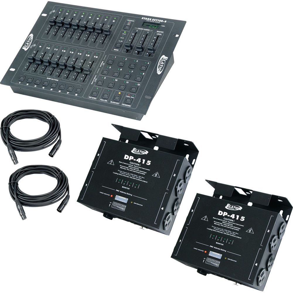 Mesa de Iluminação Elation Stage Setter 8 DMX-512 Dimmer System