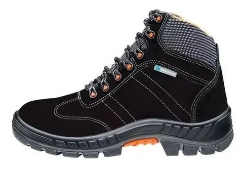 Bota Botina Camurça Preta Cadarço Marluvas Premier - Equipamentos de  Proteção e Segurança - Kaprot Epis