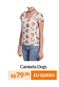 Camiseta Feminina - Dogs