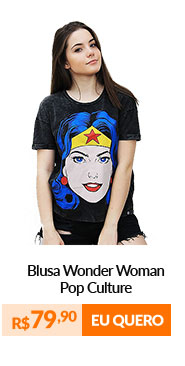 Blusa Feminina - Wonder Woman Pop Culture