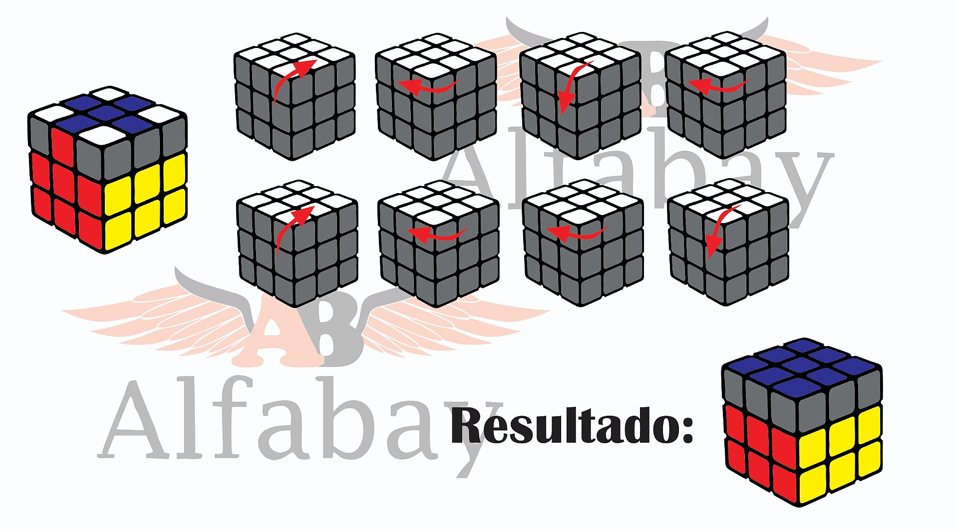 Montar Cubo Rubik 3x3 Como montar cubo mágico 3x3x3 - Alfabay - Cubo Mágico - Quebra Cabeças - A  loja de Profissionais e Colecionadores!