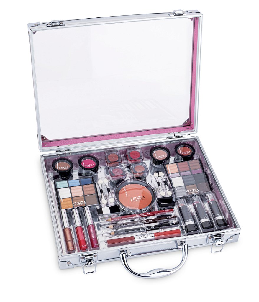 MALETA MUSE COM KIT DE MAQUIAGEM - Loja Fenzza Make Up