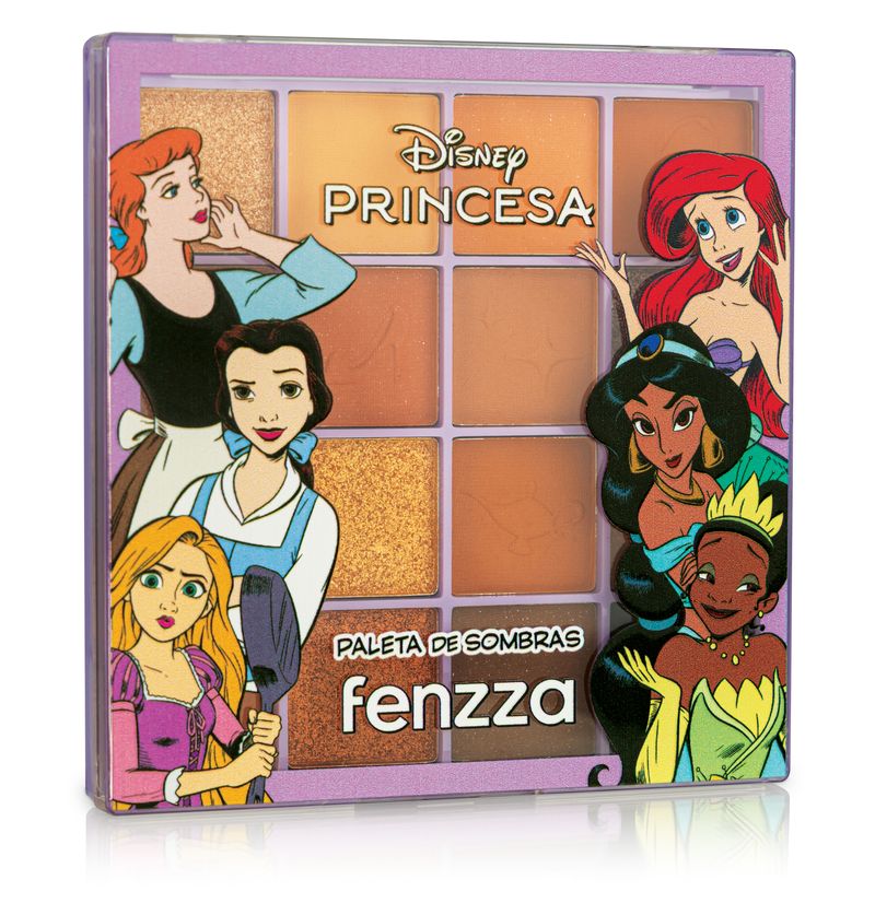 PALETA DE SOMBRAS PRINCESAS 16 CORES - FENZZA - Loja Fenzza Make Up