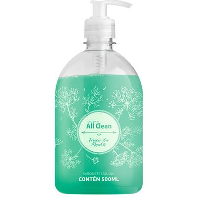 Sabonete liq pump 500ml All Clean Frescor da Manhã/ Erva Doce