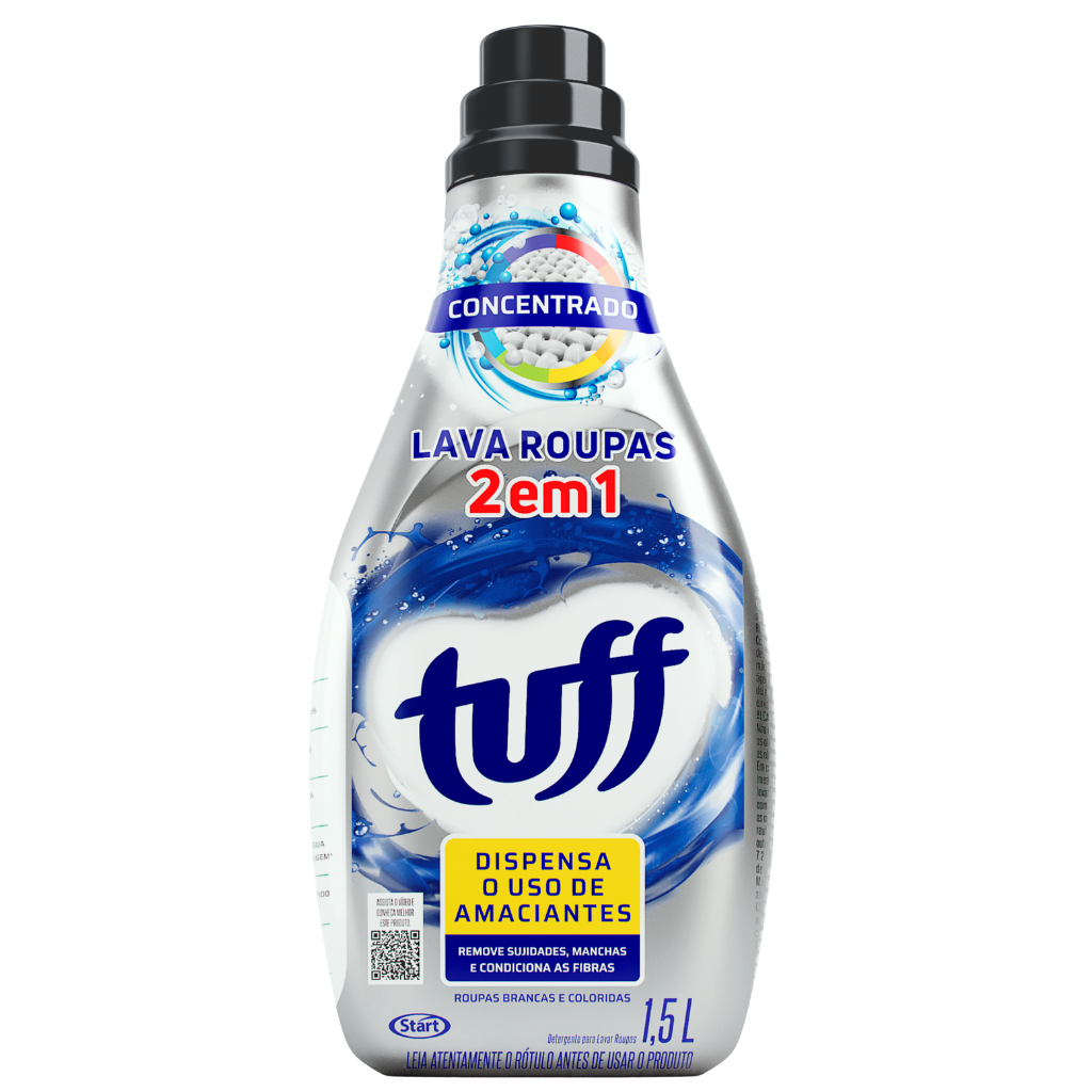 Lava Roupas 2 em 1 Tuff 1,5L - Start - Stars Produtos de Limpeza