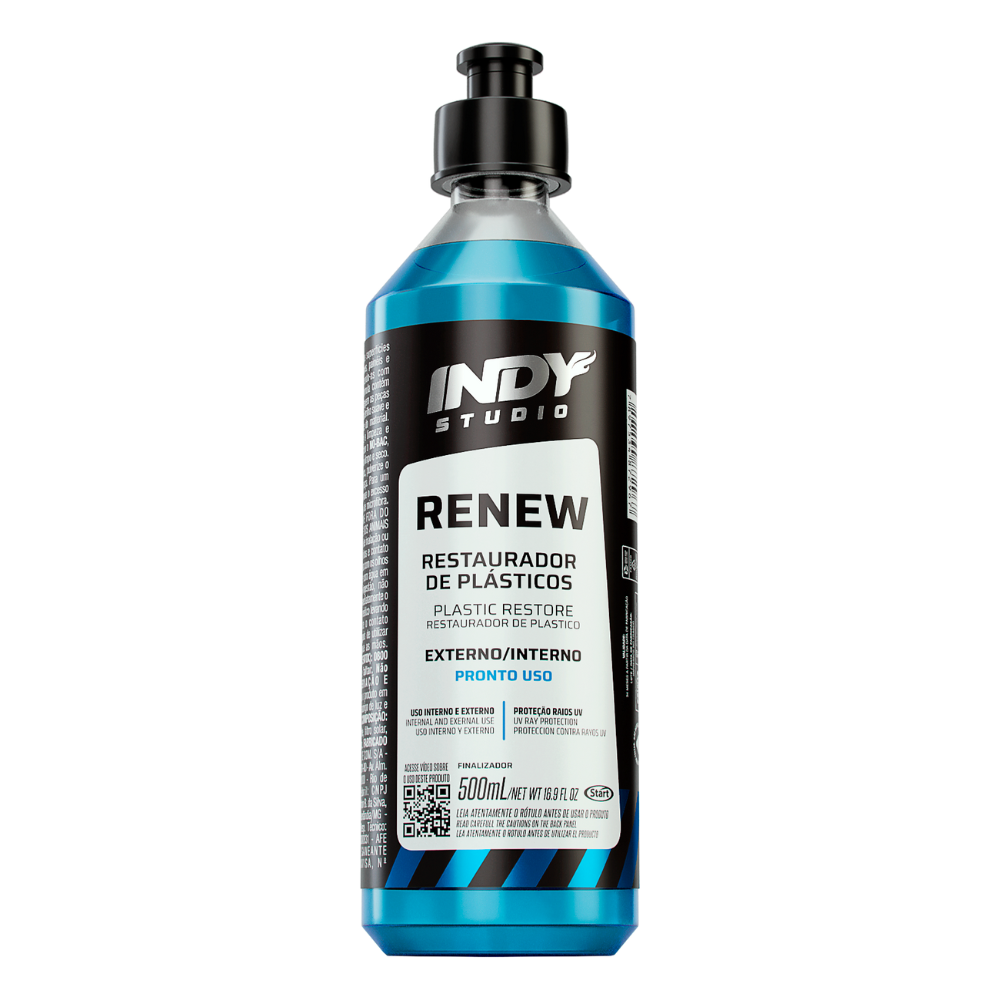 Renew Restaurador De Plasticos 500ml - Indy Studio Start – Uso