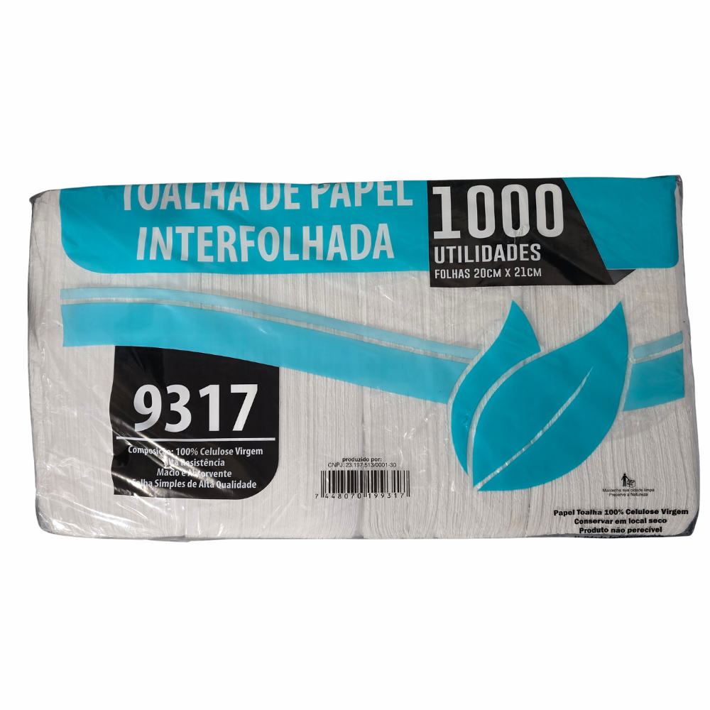 Papel Interf 20x21 PCT 500Gr 100% Celulose virgem REF9317