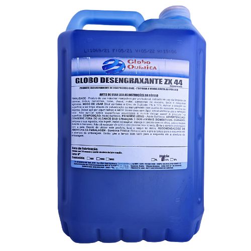 Desengraxante zx44 05lt 1/100 - Globo Química - Stars Produtos de