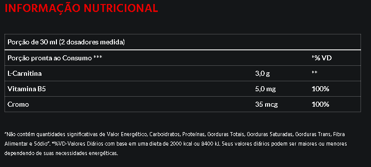L-Carnitina com Picolinato de Cromo Atlhetica Nutrition