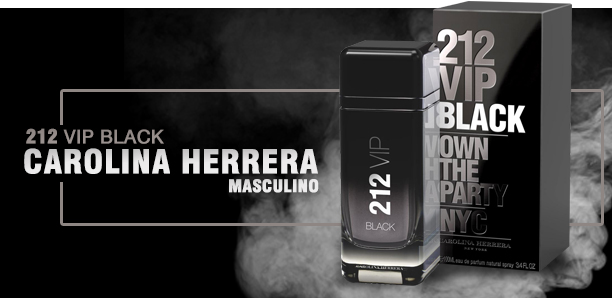 212 vip black carolina herrera eau de parfum perfume masculino
