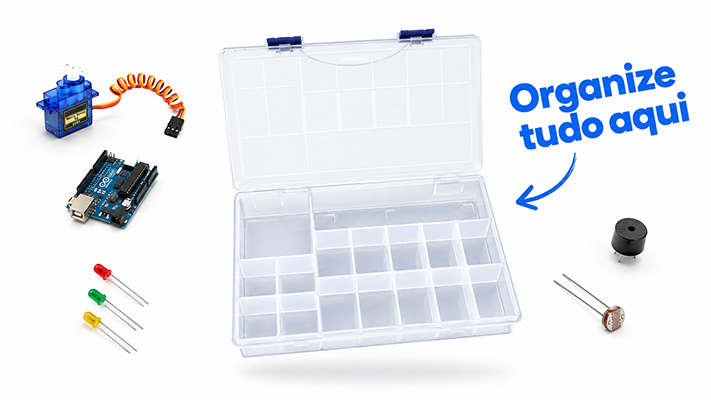 Caixa Organizadora para Arduino Kit