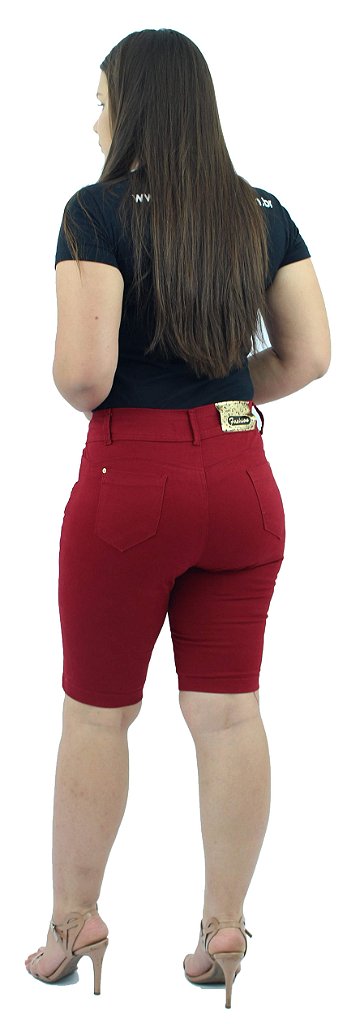 bermudas brim feminina