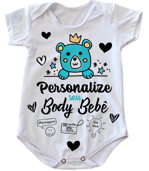Body Personalizado Bebê - Cria Estampa