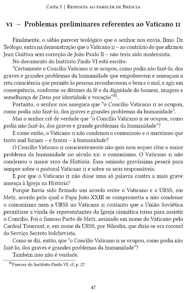 Vaticano II, Documentos e Pastorais da Igreja