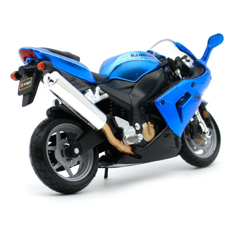 Miniatura Kawasaki Ninja ZX10R 2004 Bburago 1:18