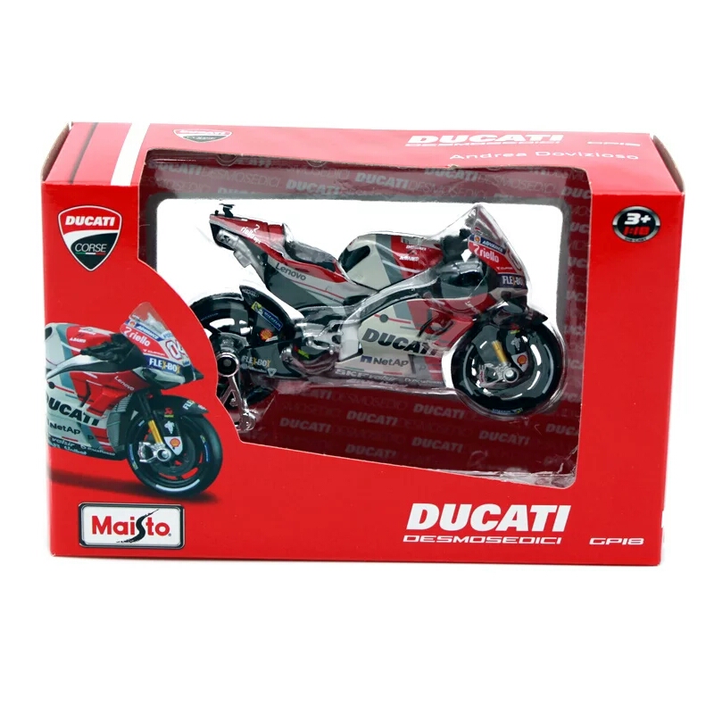 Miniatura Ducati MotoGP Andrea Dovizioso 2018 Maisto 1:18