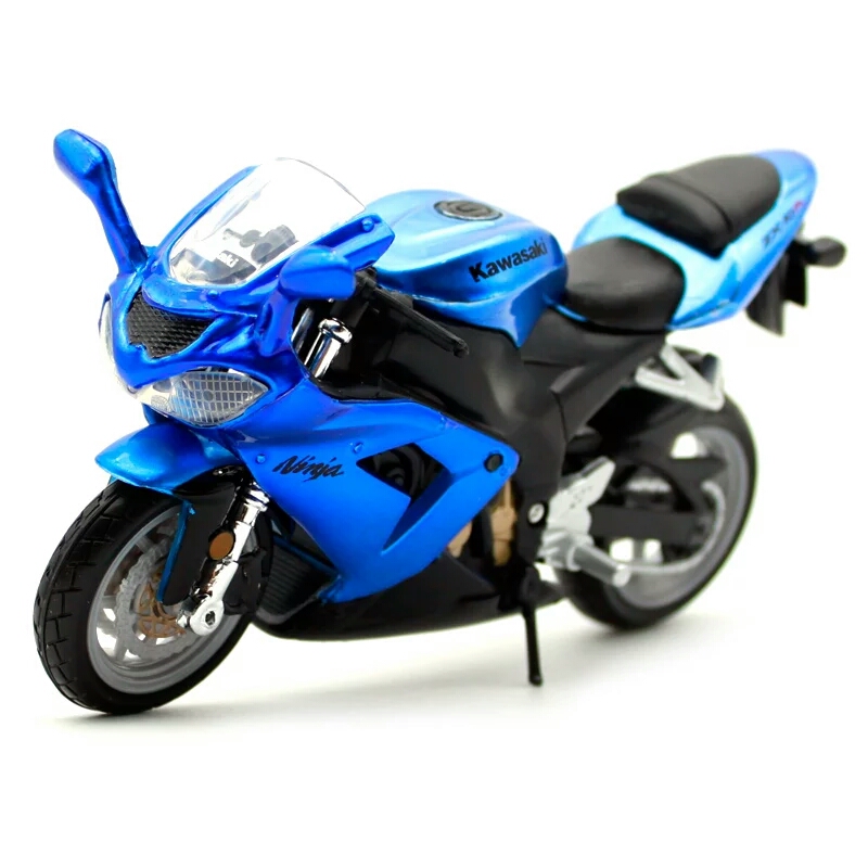 Miniatura Kawasaki Ninja ZX10R 2004 Bburago 1:18