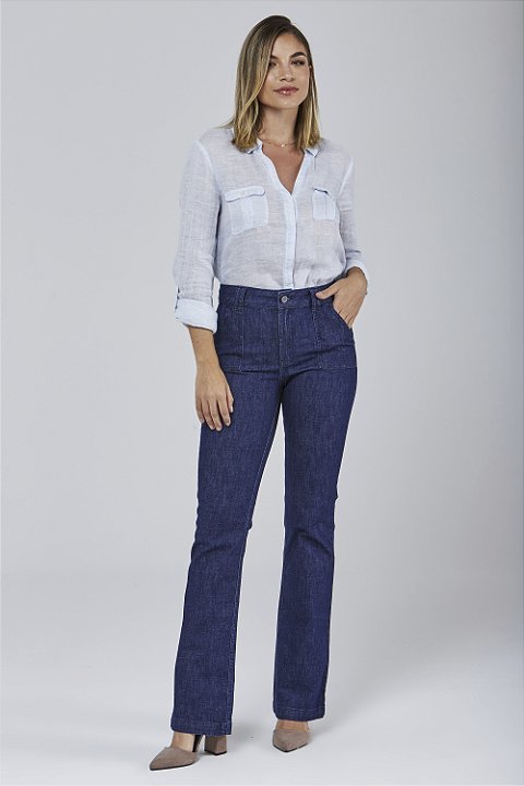 Calça Jeans Boot Cut - Modena