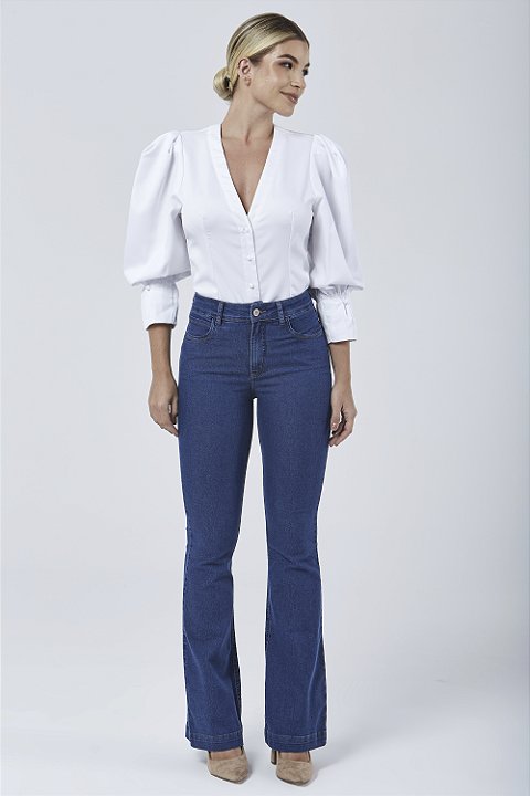 Calça Jeans Flare - Bienna