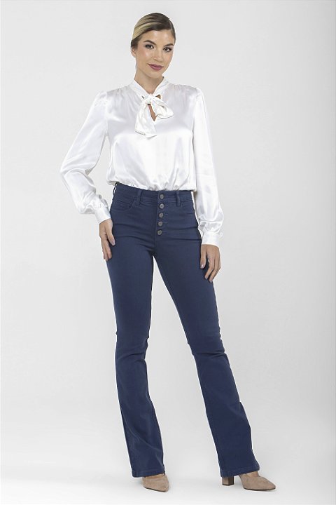 Calça Sarja Boot Cut Azul - Sintra