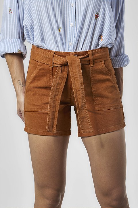 Shorts Sarja Mid Ferrugem - Pádua