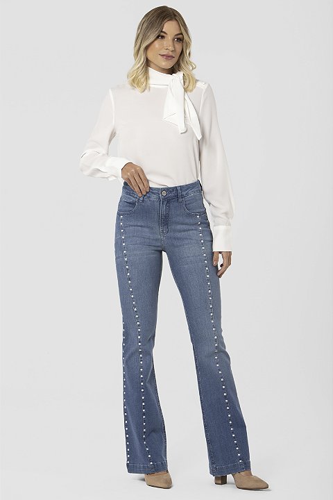 Calça Jeans Microflare - Berlim