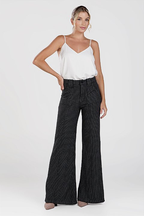 Calça Tweed Pantalona - Cartagena