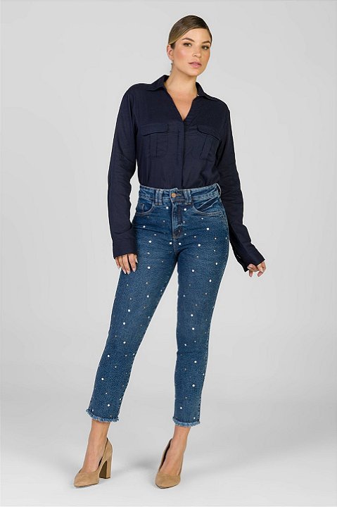 Calça Jeans Cropped - Phoenix