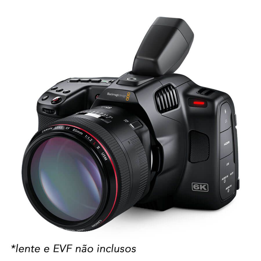 ベー Pocket Cinema Camera 6K G2 EVF付 Blackmagic Pocket Cinema Camera 6K G2 - Loja OnVideo